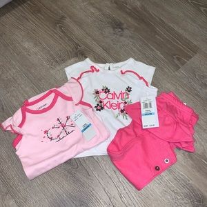 3 piece Calvin Klein little girls set